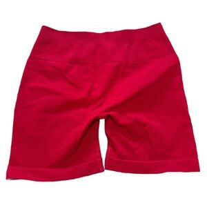 Aurola Red Cinch Bike Shorts Medium